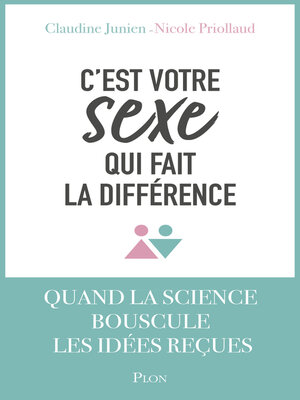 cover image of C'est votre sexe qui fait la différence